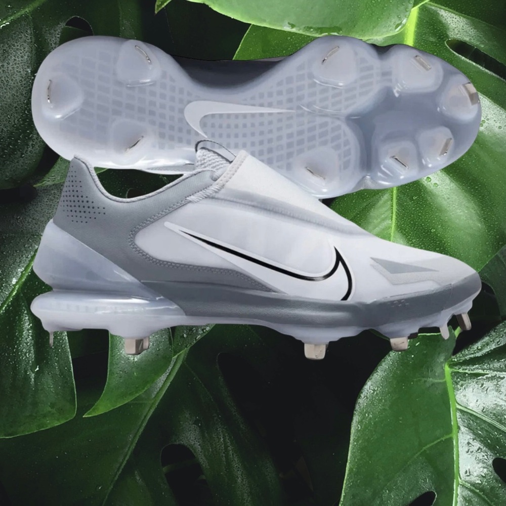 Nike Force Zoom Trout 8 Pro Men’s Metal Baseball Cleats Grey CZ5915-001 - 8.5